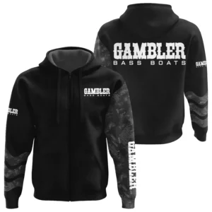 Gambler Exclusive Logo Zipper Hoodie TTFSHDZ3D081911GBZ