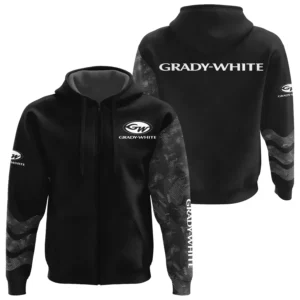 Grady-White Exclusive Logo Zipper Hoodie TTFSHDZ3D081911GWZ