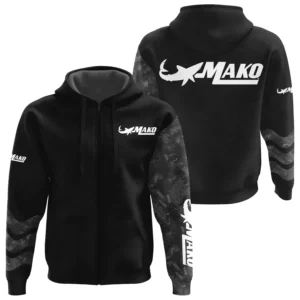 Mako Exclusive Logo Zipper Hoodie TTFSHDZ3D081911MAZ