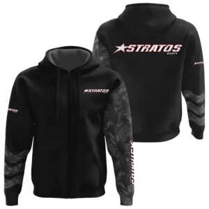 Stratos Exclusive Logo Zipper Hoodie TTFSHDZ3D081911SAZ