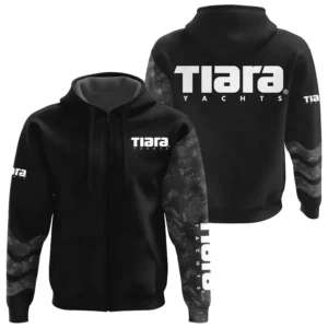 Tiara Yachts Exclusive Logo Zipper Hoodie TTFSHDZ3D081911TYZ