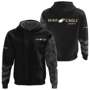 War Eagle Exclusive Logo Zipper Hoodie TTFSHDZ3D081911WEZ