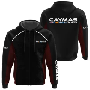 Caymas Exclusive Logo Zipper Hoodie TTFSHDZ3D081912CBZ