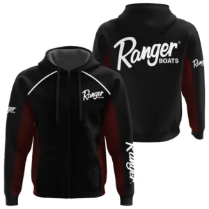 Ranger Exclusive Logo Zipper Hoodie TTFSHDZ3D081912RBZ