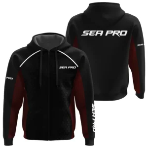 Sea Pro Exclusive Logo Zipper Hoodie TTFSHDZ3D081912SPZ