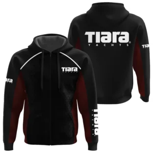 Tiara Yachts Exclusive Logo Zipper Hoodie TTFSHDZ3D081912TYZ