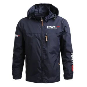 Finval Exclusive Logo Waterproof Outdoor Jacket Detachable Hood TTFSWOJ2510FNUZ