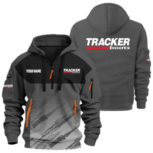 Tracker Exclusive Logo Hoodie Half Zipper TTFSHHZ3D0819C04TRZ