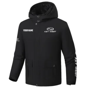 Key West Exclusive Logo Fleece Waterproof Warm Coat Detachable Hood TTFSH9270819KWZ