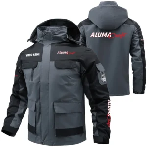 Alumacraft Exclusive Logo Water Resistant Outdoor Jacket Detachable Hood TTFSV2030819ACZ