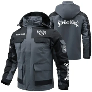 Strike King Exclusive Logo Water Resistant Outdoor Jacket Detachable Hood TTFSV2030819SKZ