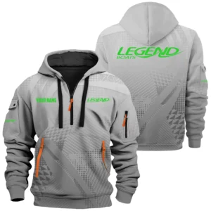Legend Bass Boats Exclusive Logo Hoodie Half Zipper TTFSHHZ3D0819A07LBBOZ