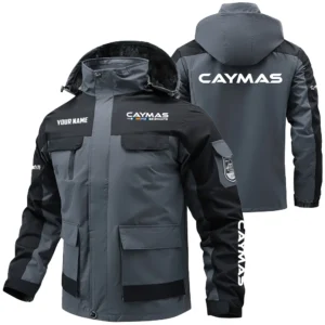 Caymas Exclusive Logo Water Resistant Fleece Jacket Detachable Hood TTFSV203F0819CBZ