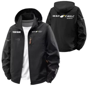 War Eagle Exclusive Logo Softshell Waterproof Outdoor Jacket Detachable Hood TTFSWOJA0819WEZ