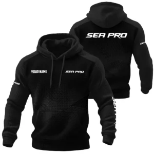 Sea Pro Exclusive Logo Waffle Quilted Hoodie TTFSH358081902SPZ