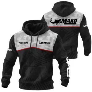 Mako Exclusive Logo Waffle Quilted Hoodie TTFSH358081903MAZ