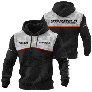 Starweld Exclusive Logo Waffle Quilted Hoodie TTFSH358081903SWZ