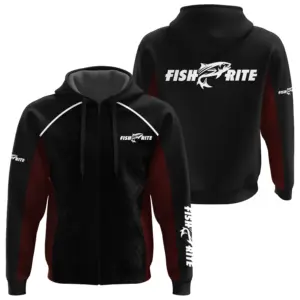 Fish Rite Exclusive Logo Zipper Hoodie TTFSHDZ3D081912FRZ