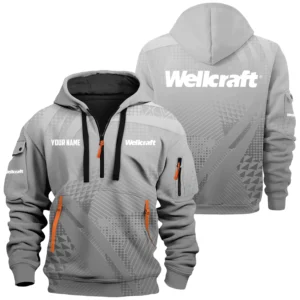Wellcraft Exclusive Logo Hoodie Half Zipper TTFSHHZSB251007WCZ