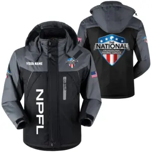 Tournament Exclusive Logo Outdoor Charging Suit Plush Waterproof Windproof Jacket Detachable Hood TTFSPCSN0107NPFL