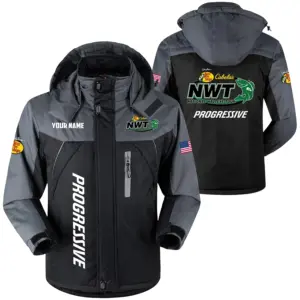 Tournament Exclusive Logo Outdoor Charging Suit Plush Waterproof Windproof Jacket Detachable Hood TTFSPCSN0107NWT
