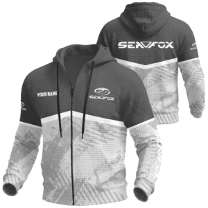 Sea Fox Exclusive Logo Waffle Zipper Hoodie TTFSWHZS3D081901SFZ