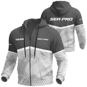 Sea Pro Exclusive Logo Waffle Zipper Hoodie TTFSWHZS3D081901SPZ