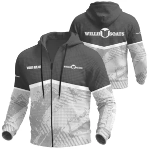 Willie Exclusive Logo Waffle Zipper Hoodie TTFSWHZS3D081901WIZ
