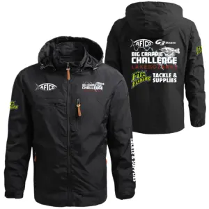 Tournament Exclusive Logo Waterproof Outdoor Jacket Detachable Hood TTFSWOJN0107BCC
