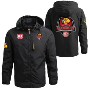 Tournament Exclusive Logo Waterproof Outdoor Jacket Detachable Hood TTFSWOJN0107MBRC