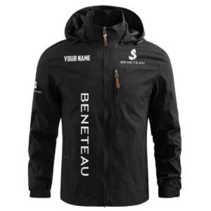 Beneteau Exclusive Logo Waterproof Outdoor Windbreaker Jacket Detachable Hood TTFSWOJNC2510BEZ