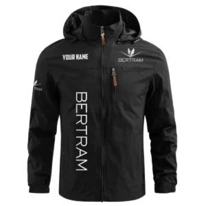 Bertram Yacht Exclusive Logo Waterproof Outdoor Windbreaker Jacket Detachable Hood TTFSWOJNC2510BHZ