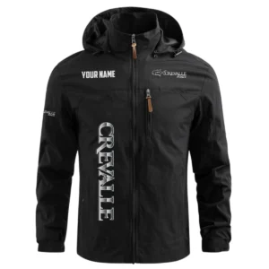 Crevalle Exclusive Logo Waterproof Outdoor Windbreaker Jacket Detachable Hood TTFSWOJNC2510CRVZ