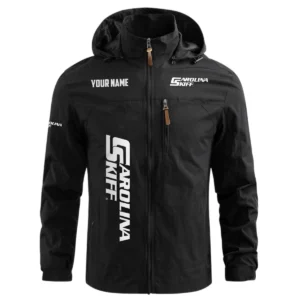 Carolina Skiff Exclusive Logo Waterproof Outdoor Windbreaker Jacket Detachable Hood TTFSWOJNC2510CSZ
