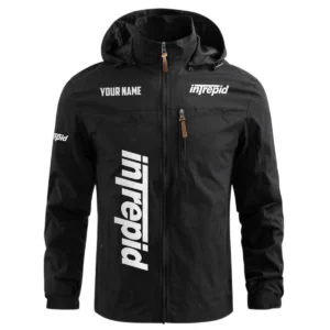 Intrepid Exclusive Logo Waterproof Outdoor Windbreaker Jacket Detachable Hood TTFSWOJNC2510INZ