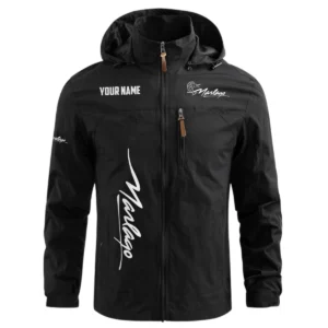 Marlago Exclusive Logo Waterproof Outdoor Windbreaker Jacket Detachable Hood TTFSWOJNC2510MGZ