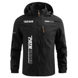 Pathfinder Exclusive Logo Waterproof Outdoor Windbreaker Jacket Detachable Hood TTFSWOJNC2510PFZ