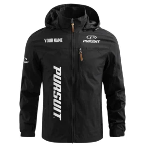 Pursuit Exclusive Logo Waterproof Outdoor Windbreaker Jacket Detachable Hood TTFSWOJNC2510PSZ