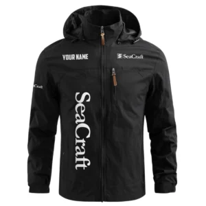 Seacraft Exclusive Logo Waterproof Outdoor Windbreaker Jacket Detachable Hood TTFSWOJNC2510SCFZ