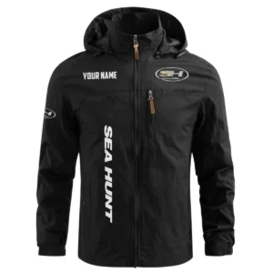 Sea Hunt Exclusive Logo Waterproof Outdoor Windbreaker Jacket Detachable Hood TTFSWOJNC2510SEZ
