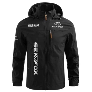Sea Fox Exclusive Logo Waterproof Outdoor Windbreaker Jacket Detachable Hood TTFSWOJNC2510SFZ