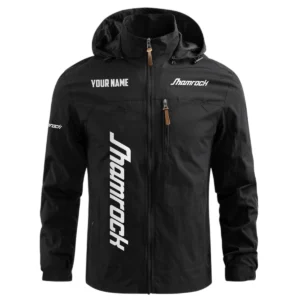 Shamrock Exclusive Logo Waterproof Outdoor Windbreaker Jacket Detachable Hood TTFSWOJNC2510SHZ