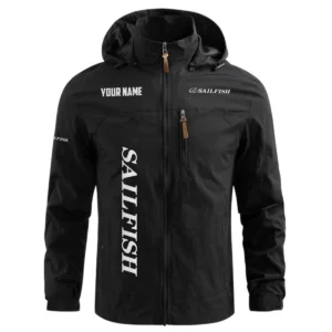 Sailfish Exclusive Logo Waterproof Outdoor Windbreaker Jacket Detachable Hood TTFSWOJNC2510SLZ