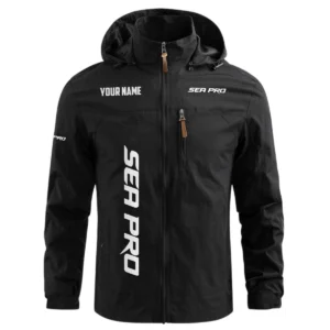 Sea Pro Exclusive Logo Waterproof Outdoor Windbreaker Jacket Detachable Hood TTFSWOJNC2510SPZ