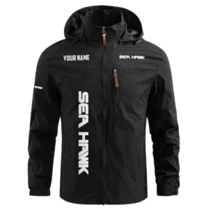 Seahawk Exclusive Logo Waterproof Outdoor Windbreaker Jacket Detachable Hood TTFSWOJNC2510SZZ