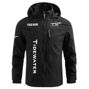 Tidewater Exclusive Logo Waterproof Outdoor Windbreaker Jacket Detachable Hood TTFSWOJNC2510TWZ