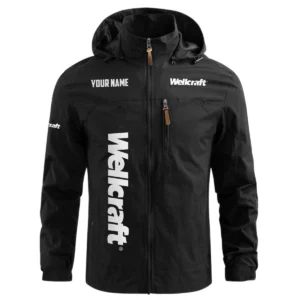 Wellcraft Exclusive Logo Waterproof Outdoor Windbreaker Jacket Detachable Hood TTFSWOJNC2510WCZ