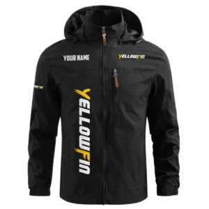 Yellowfin Exclusive Logo Waterproof Outdoor Windbreaker Jacket Detachable Hood TTFSWOJNC2510YFZ