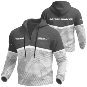 Boston Whaler Exclusive Logo Waffle Quarter-zip Hoodie TTFSWQH3D081901BWZ