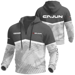 Cajun Exclusive Logo Waffle Quarter-zip Hoodie TTFSWQH3D081901CJZ